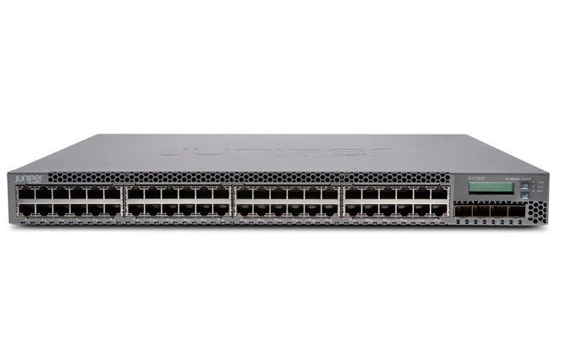 Juniper Networks EX3300-48T-BF 48-Ports 4xSFP+ 1U Rack Mount Back to Front Switch