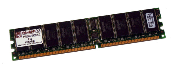 Kingston KVR266X72RC25/512 512MB PC2100 DDR ECC 1-Rank Memory