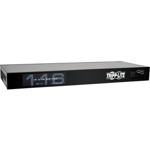 Tripp Lite B072-016-1-IP KVM Switch 16-Port Compact Rackmount Cat5 IP Virtual Media