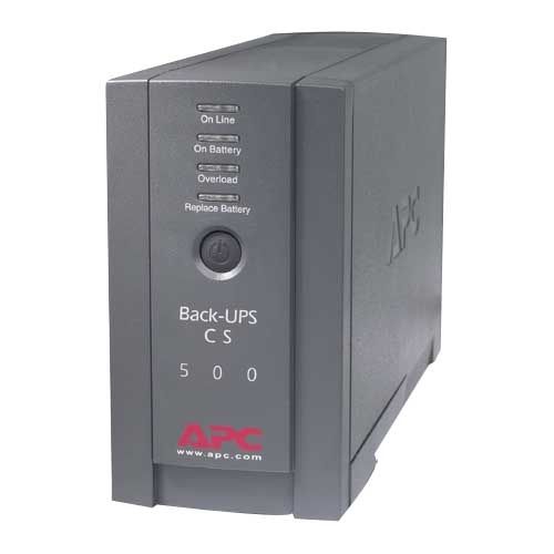 APC by Schneider BK500BLK Back-UPS CS 500VA Tower UPS - 500VA/300W