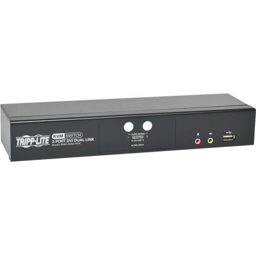 Tripp Lite B004-DUA2-HR-K 2-Port DVI Dual-Link / USB KVM Switch