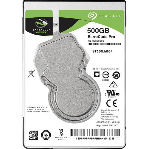 Seagate ST500LM034 BarraCuda 500 GB Hard Drive - Internal