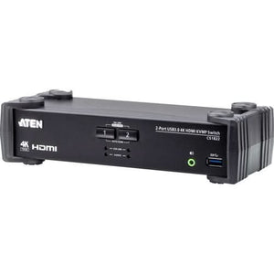 ATEN 2 Port USB 3.0 4K HDMI KVMP Switch   2 Computer(s)