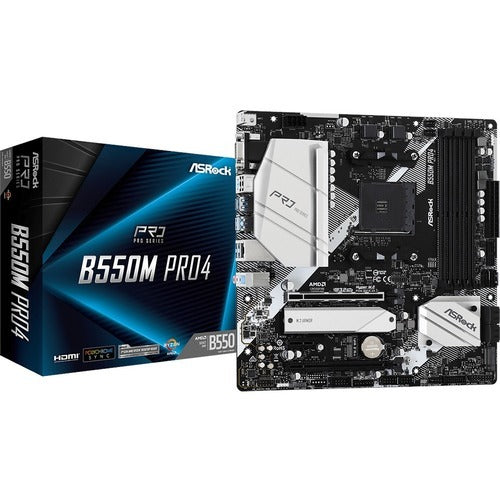 ASRock B550M Pro4 Desktop Motherboard