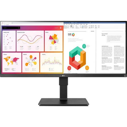 LG 34BN770-B Ultrawide 34" Class QHD LCD Monitor - 21:9 - Matte Black - 34"