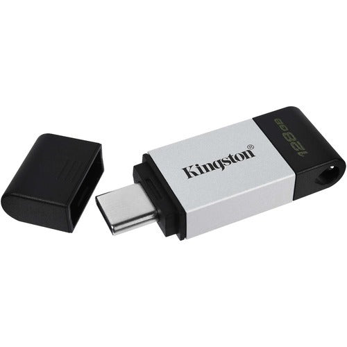 Kingston DT80/128GBCL DataTraveler 80 128GB USB 3.2 (Gen 1) Type C Flash Drive