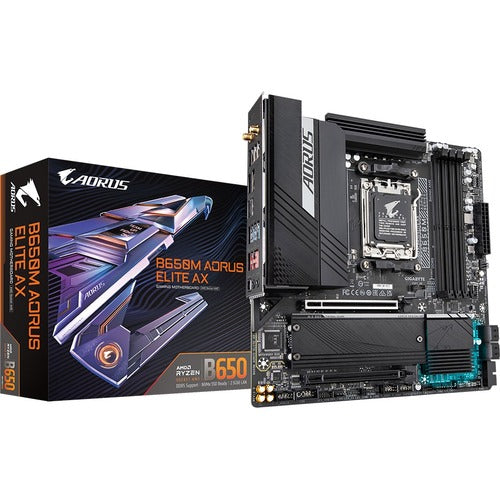 Gigabyte B650M AORUS ELITE AX B650M Aorus Elite Gaming Desktop Motherboard