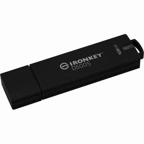 Kingston IKD500S/128GB IronKey D500S 128GB USB 3.2 (Gen 1) Type A Flash Drive