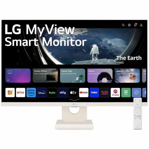 LG 27SR50F-W.AUS MyView 27SR50F-W 27" Class Full HD Smart LCD Monitor - 16:9 - White - 27"