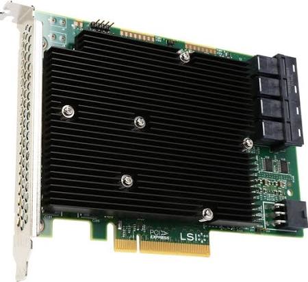 LSI LSI00447 SAS 9300-16i 16-Ports 12Gbps PCIe 3.0 x8 RAID Controller Card
