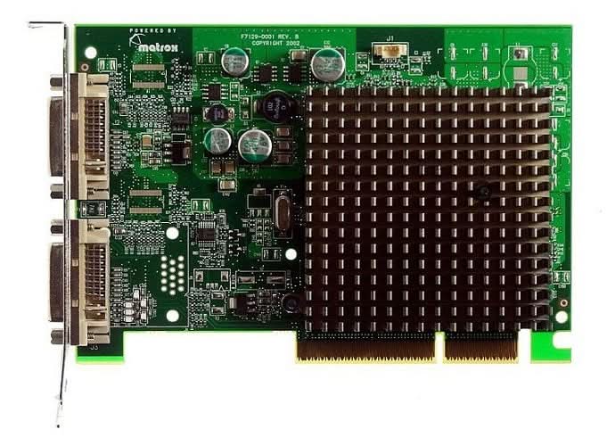 Matrox P65-MDDA8X64F Millenium P650 Parhelia-LX 64MB Dual Head AGP ...