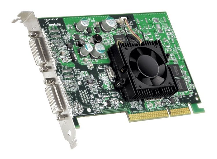 Matrox P75-MDDA8X64-V Millennium P750 Dual-Head 64Mb AGP Video Card