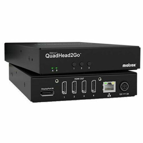 Matrox Q2G-DP4K QuadHead2Go Multi-Monitor Wall Video Controller Appliance