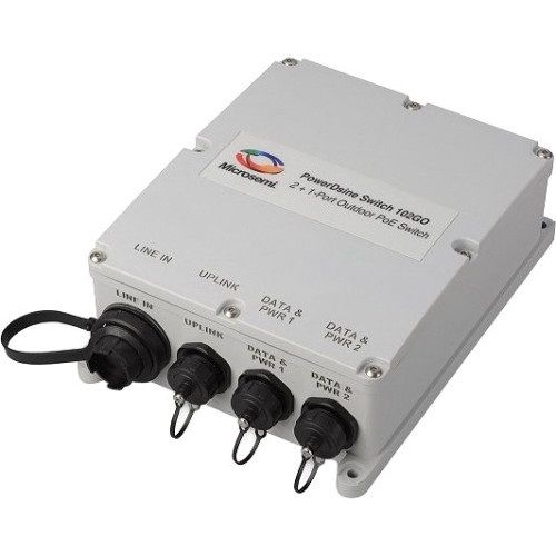 Microsemi PDS-102GO/AC/M 2-Port 35W Outdoor PoE Switch