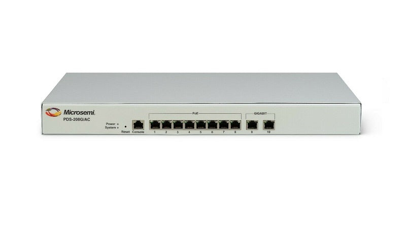 Microsemi PDS-208G Layer-2 8-Ports Managed Ceiling-Mountable Network Switch