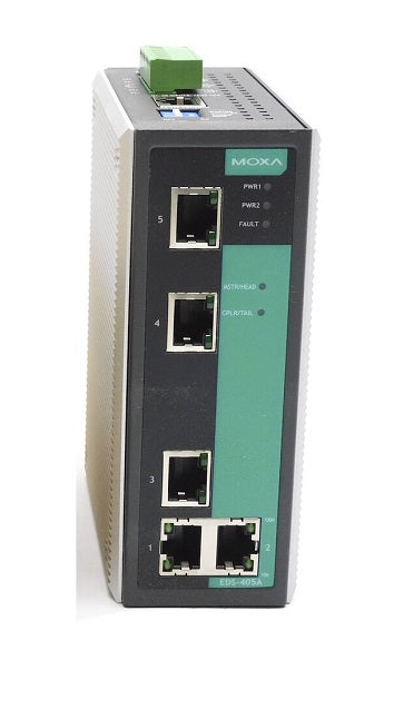 Moxa EDS-405A 5-Ethernet ports Entry-Level Managed Ethernet Switches
