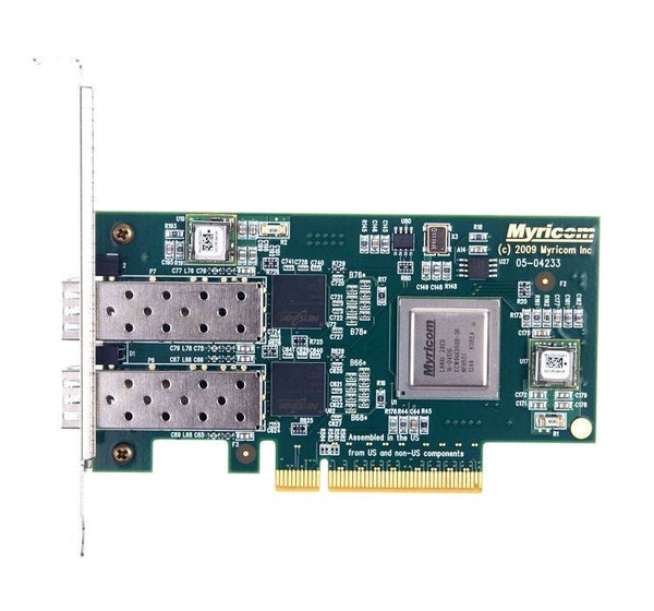 Myricom 10G-PCIE-8B-2S Dual-Port 10GbE PCIe SFP+ Plug-in Host Bus Adapter