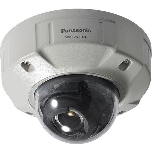 Panasonic WV-S2511LN 720P 3.6x-Optical Zoom Vandal Resistant Outdoor Network Dome Camera