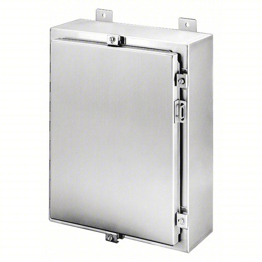 Hoffman A20H1608SSLP A4S Stainless Steel Hinged Wall Mount Enclosures