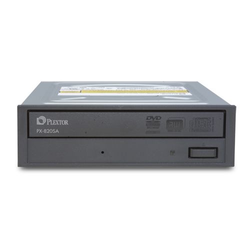 Plextor PX-820SA/SW-BL 20 x Internal SATA Super Multi DVD-RW (R DL) / DVD-RAM Drive