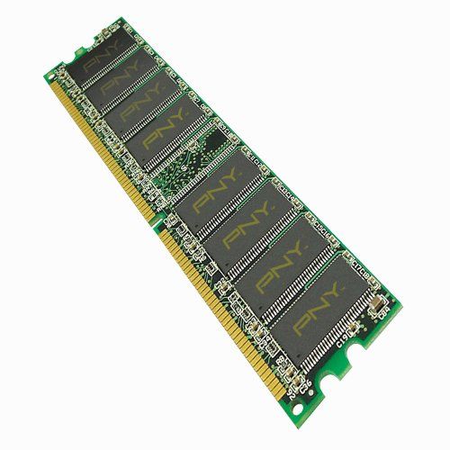 PNY Tech 69001912-T 1GB PC2700 DDR-333MHz 184-Pin DIMM Memory Module