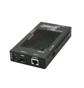 Transition Networks S6010-1011 S6010-Series 2-Port Copper Fiber Network Interface Media Converter