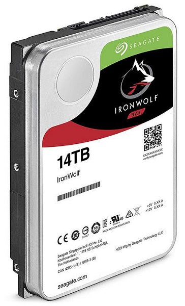 Seagate ST14000VN0008 IronWolf NAS 14Tb SATA-6Gbps 3.5-Inch Hard Drive