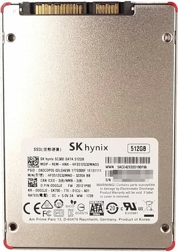 SK Hynix HFS512G32MND-3220A SC 300 Series 512Gb SATA-6Gbps 2.5-Inch Internal Solid State Drive