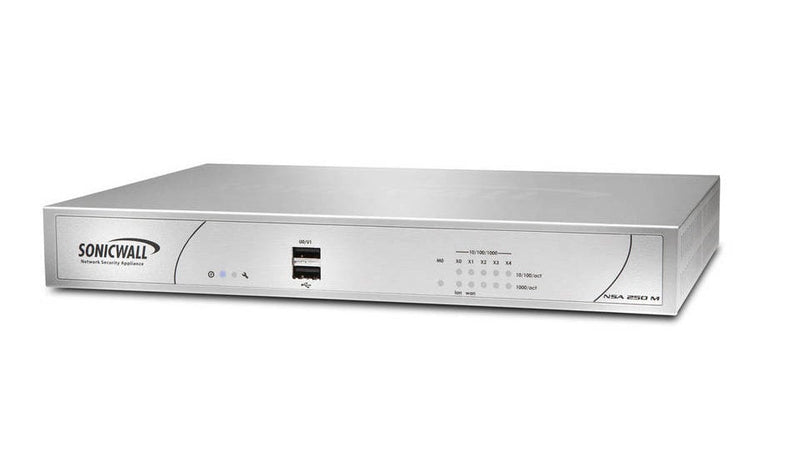 SonicWall 01-SSC-4662 NSA 250M 5-Port 1U Rack Mount Security Appliance