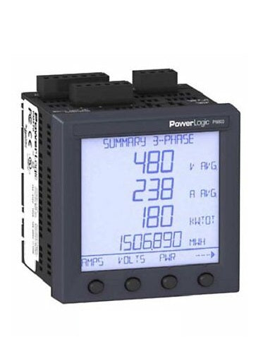 Square D PM820RD PowerLogic Meter Module With Remote Display