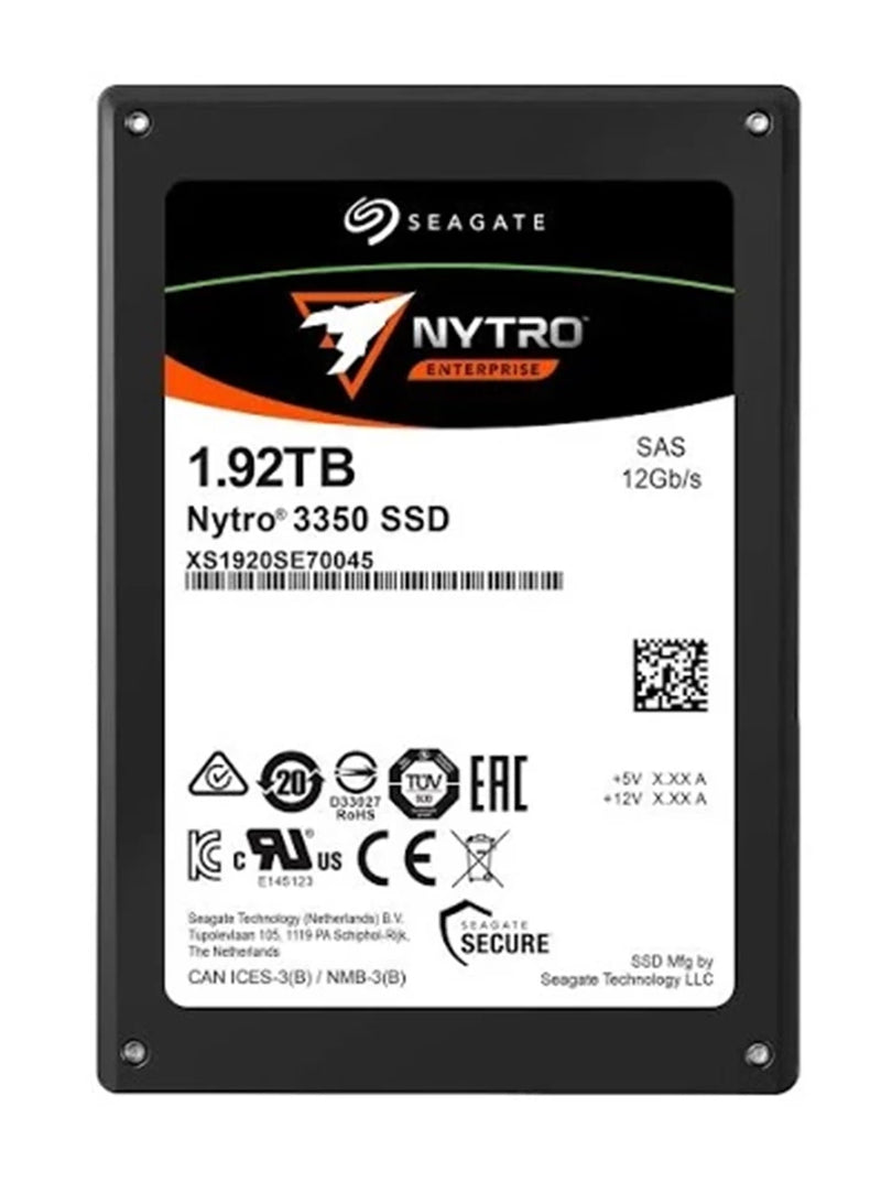 Seagate XS1920SE70045 Nytro 3000 1.92TB SAS 2.5-Inch Solid State Drive