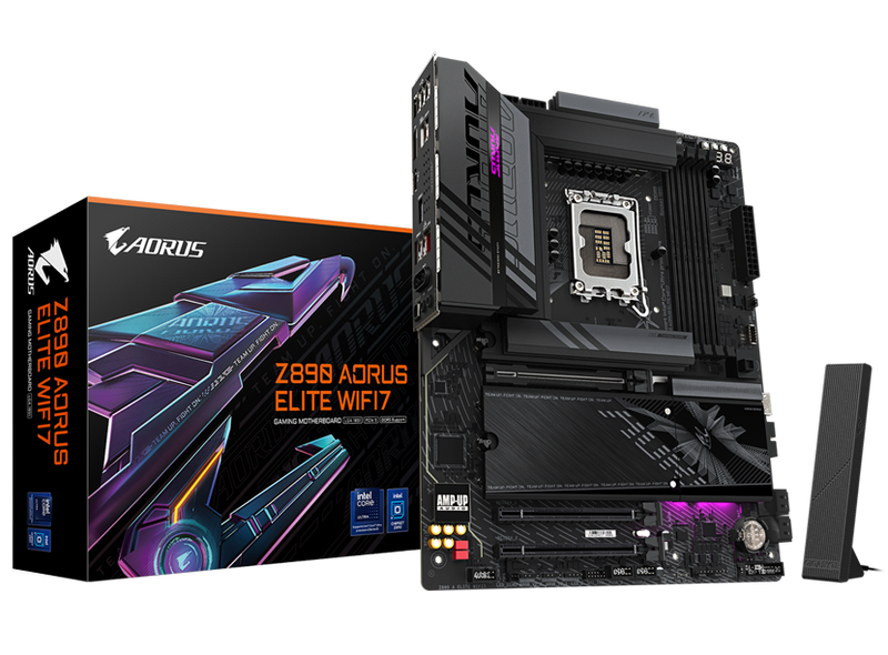 Gigabyte Z890 AORUS ELITE WIFI7 Motherboard LGA1851 Max256GB DDR5 ATX