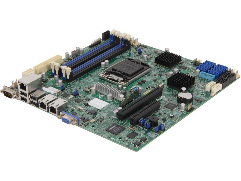Supermicro X10SL7-F Intel C222 LGA1150-Socket DDR3 SDRAM Micro-ATX Motherboard