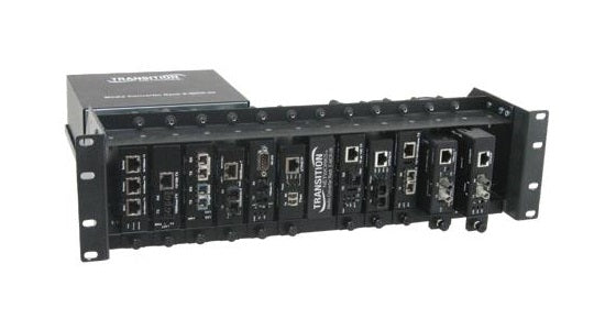 Transition Networks E-MCR-05-NA 12-Slots Media Converter Rack