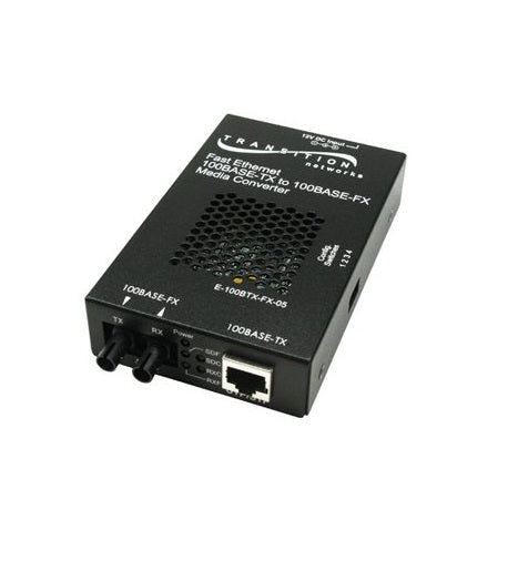 Transition Networks Ethernet Media Converter 2-Port 100BASE-TX To 100BASE-FX E-100BTX-FX-05(LC)