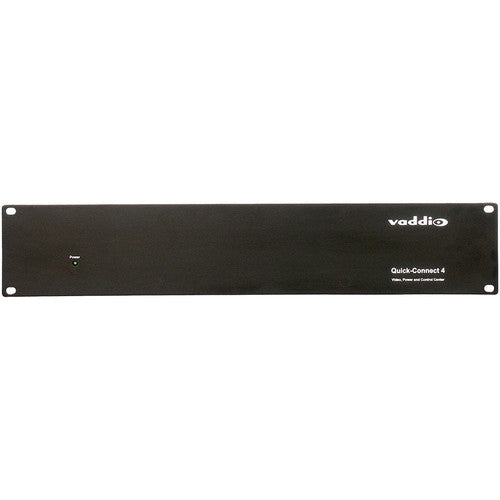 Vaddio 999-5100-000 Quick-Connect4 2RU Rack Mount Video Power and Control Wiring Center