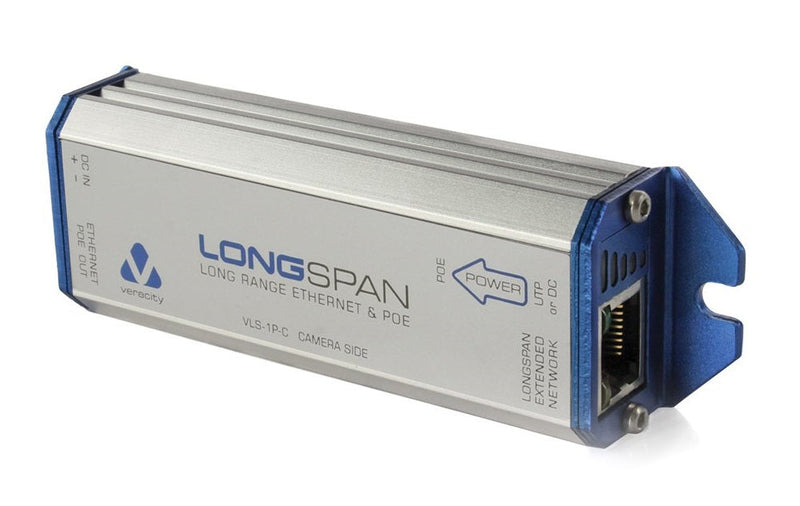 Veracity VLS-1P-C Longspan Long-Range Ethernet and POE Network Extender
