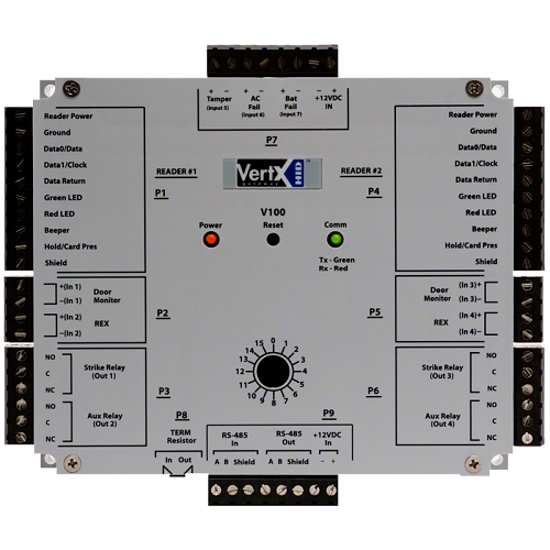 VertX 70100AEP0N V100 RS-485 Door / Reader Interface Module