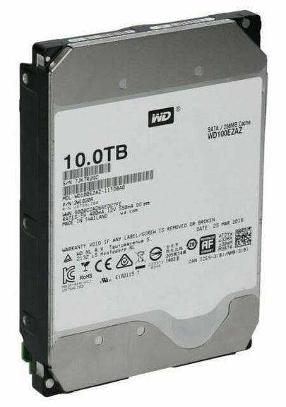 WESTERN DIGITAL HDD 10TB WD100EZAZ