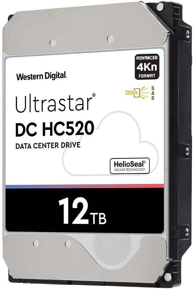 Western Digital 0F29560 Ultrastar DC HC520 12Tb SATA-6Gbps 3.5-Inch Hard Drive