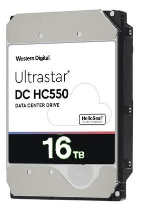 Western Digital 0F38358 DC HC550 16Tb SAS Ultra 512e 7200RPM 512Mb 3.5 Inch Hard Drive