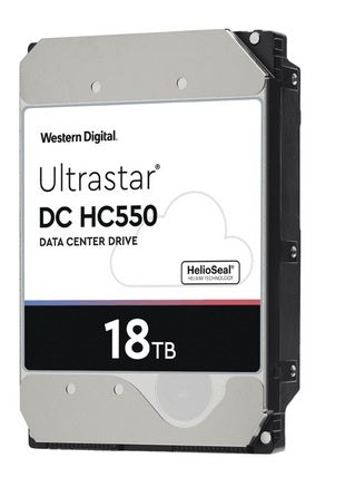 Western Digital 0F38458 DC HC550 18Tb SATA Ultra 512e 7200RPM 512Mb 3.5 Inch Hard Drive