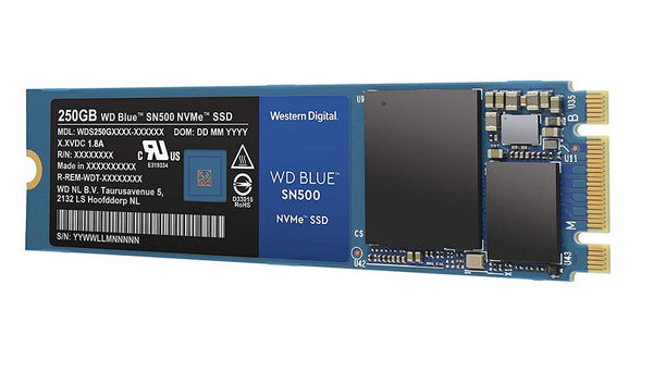 Western Digital Solid State Drive 500Gb PCI Express 3.0 x2 M.2 Blue 3D NAND WDS500G1B0C
