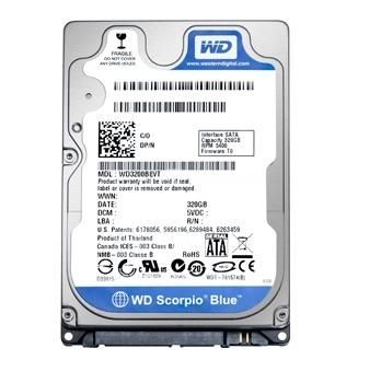 Western Digital WD6400BPVT Scorpio Blue 640Gb SATA-6Gbps 2.5-Inch Hard Drive
