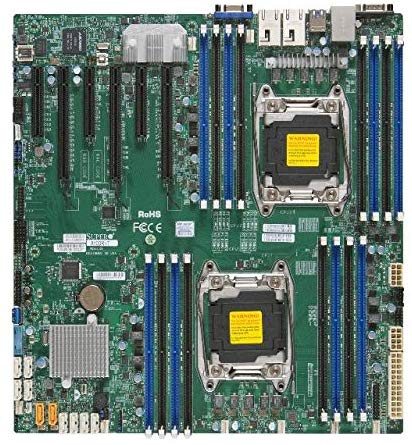 Supermicro X10DRI-B Intel C612 Dual-LGA2011-v3 PCI-Express 3.0 x8 Slots EATX Motherboard