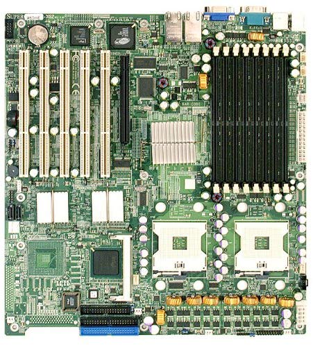 Supermicro X6dhe-xg2 Intel E7520 Socket-604 16Gb 800Mhz extended ATX Motherboard