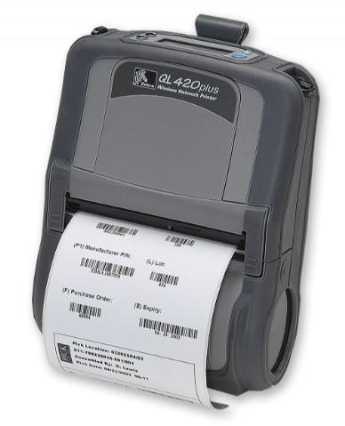 Zebra Q4D-LUBAL000-01 QL420 Plus Series Direct Thermal Mobile Printer